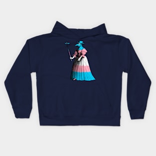 Trans Lady Plague Doctor Kids Hoodie